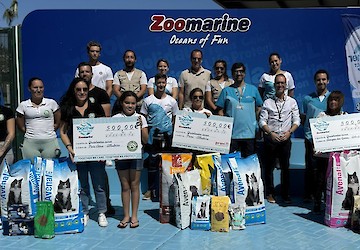 Donativo do Zoomarine a associações de apoio e resgate animal do Algarve